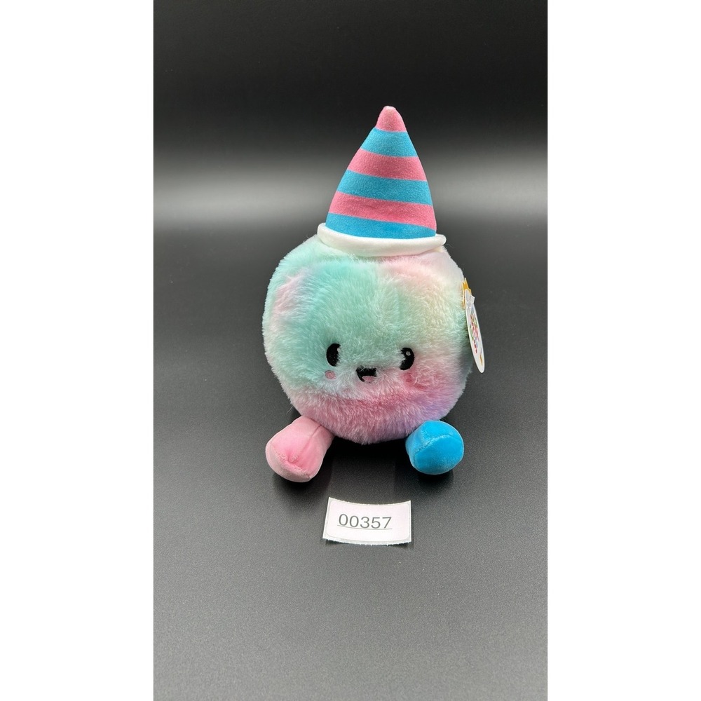 Gigglescape Rainbow Tie-Dye Party Hat Plush Toy Target Exclusive NWT